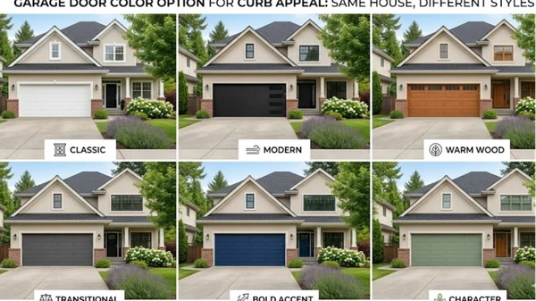 Best Garage Door Color for Curb Appeal: How to Choose