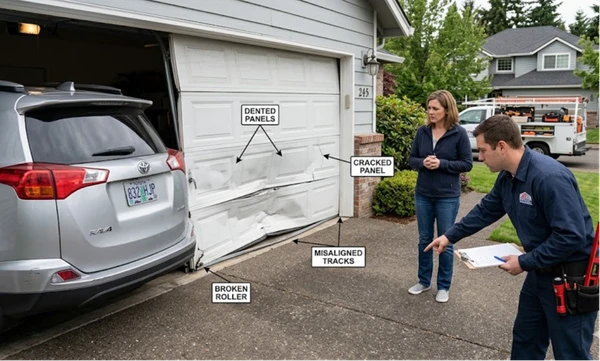 What Happens If You Drive Into Your Garage Door? Damage and Repair Guide