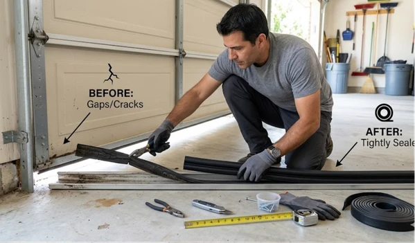 Garage Door Bottom Seal Replacement: Step-by-Step DIY Guide