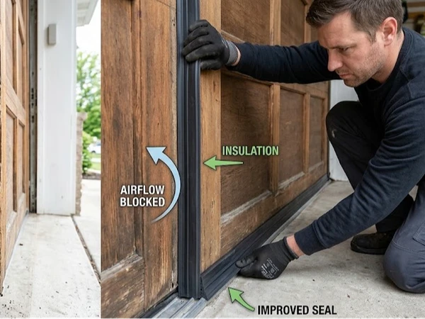 Garage Door Weatherstripping Replacement: How to Seal Gaps and Save Energy