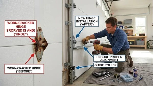 How to Replace Garage Door Hinges: When and Why It's Needed