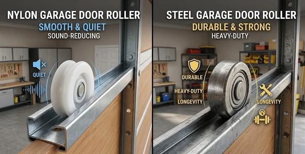 Garage Door Rollers: Nylon vs Steel — Which Lasts Longer?